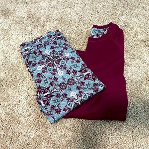 Cuddle Duds pajama set